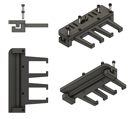 E10BUILDS FORD F150 (2015-2020, +Raptor) & Super Duty (2017-2022) - Modular Armrest Magazine Mount