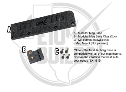 E10BUILDS FORD F150 (2015-2020, +Raptor) & Super Duty (2017-2022) - Modular Armrest Magazine Mount